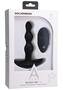 A-play Shaker Rechargeable Silicone Beaded Anal Plug With Remote Control - Black